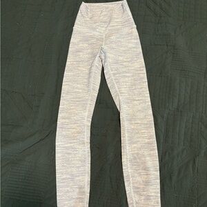 Lululemon Athletica Striped Blue Leggings